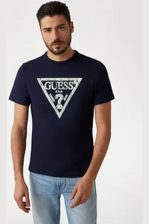 Guess M T-Shirt Z Trójkątnym Logo