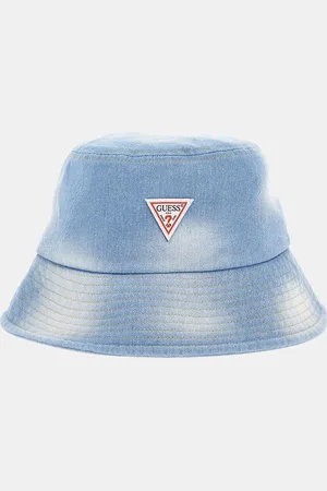 Guess W Denimowy Kapelusz Bucket