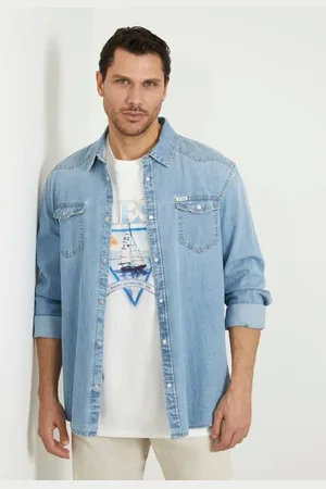 Guess M Denimowa Koszula Fason Slim