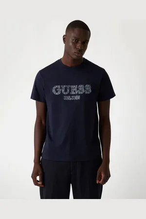 Guess M T-Shirt Z Haftowanym Logo