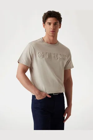 Guess M T-Shirt Z Embosowanym Logo