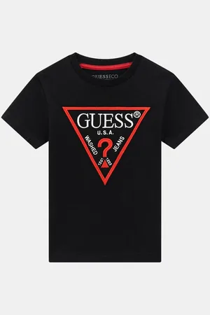 Guess GUESS B T-Shirt Z Wyszywanym Logo