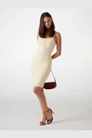 Guess W Swetrowa Mini Sukienka Fason Bodycon