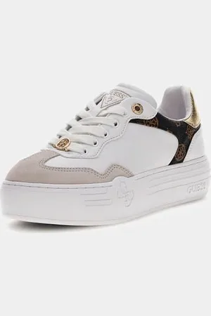 Guess W Sneakersy Z Mieszanki Skóry Linia Swole