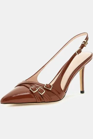 Guess GUESS W Skórzane Sandały Marciano Slingbacks
