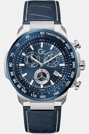 Guess GUESS M Zegarek Gc Z Chronografem Na Pasku Ze Skóry