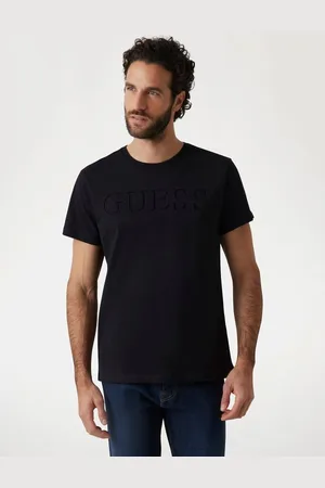 Guess M T-Shirt Z Embosowanym Logo