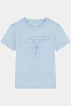 Guess GUESS B T-Shirt Z Trójkątnym Logo