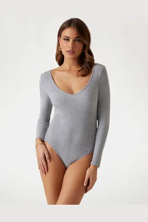 Guess W Body Z Dzianiny Prążkowanej Model Tessa