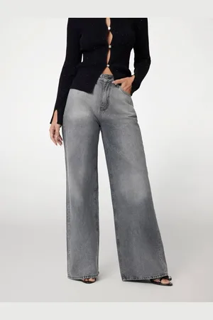 Guess W Denimowe Spodnie Z Brokatem Model Bellflower
