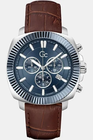 Guess GUESS M Zegarek Gc Skórzanym Pasku