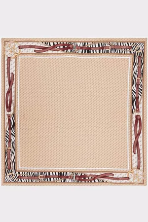 Guess W Chusta W Zwierzęcy Print Z Logo 4G