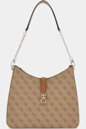 Guess W Torebka Na Ramię Z Logo 4G Linia Zamira