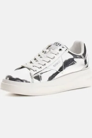 Guess W Laminowane Sneakersy Linia Elbina