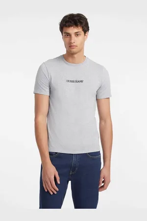 Guess M T-Shirt Z Haftowanym Logo Fason Slim