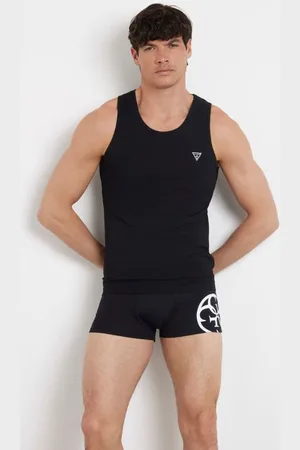 Guess M Tank Top Z Małym Trójkątnym Logo