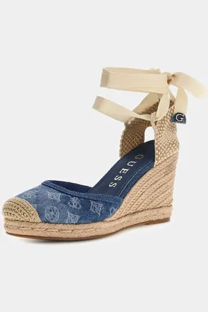 Guess W Denimowe Sandały Linia Charmi
