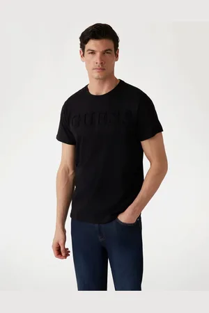 Guess M T-Shirt Z Embosowanym Logo