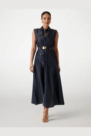 Guess GUESS W Maxi Denimowa Sukienka Marciano