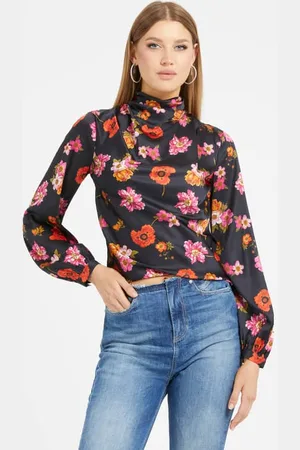 Guess W Bluzka W Kwiatowy Print