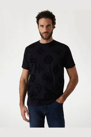 Guess M T-Shirt Z Motywem Peony