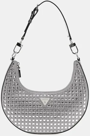 Guess W Torebka Hobo Z Aplikacją Z Kryształków Linia Lua