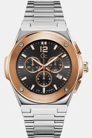 Guess GUESS M Zegarek Gc Z Chronografem Na Bransolecie Ze Stali
