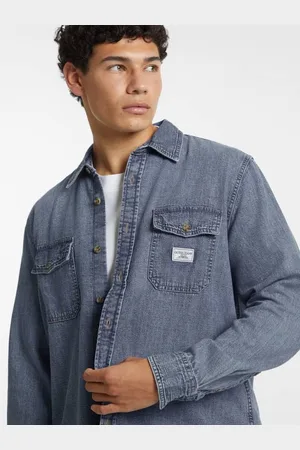 Guess M Denimowa Koszula Z Długim Rękawem Fason Regular