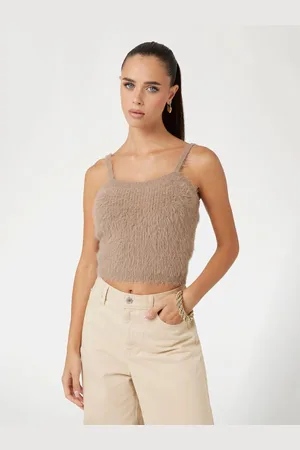 Guess W Swetrowy Top Z Meszkiem