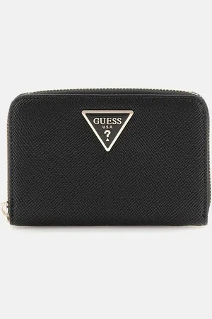Guess W Mini Portfel Z Wzorem Saffiano Model Laurel