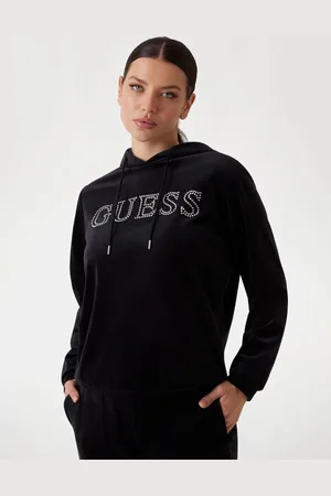Guess W Bluza Z Logo Z Cyrkoniami