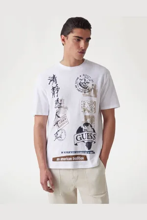 Guess M T-Shirt Z Printem