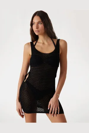 Guess W Sukienka Szydełkowa Fason Bodycon
