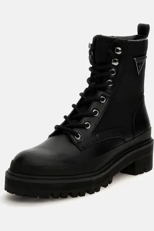 Guess W Botki Typu Combat Z Trójkątny Logo Model Bada