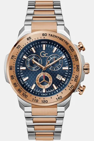 Guess GUESS M Zegarek Gc Z Chronografem Na Bransolecie Ze Stali