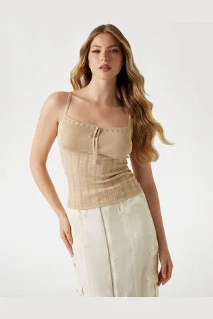 Guess W Swetrowy Tank Top