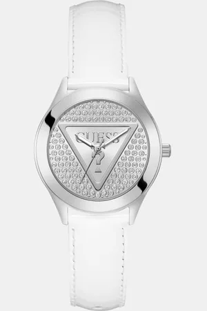 Guess W Analogowy Zegarek Z Kryształową Aplikacją