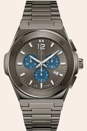 Guess GUESS M Zegarek Gc Z Chronografem Na Bransolecie Ze Stali