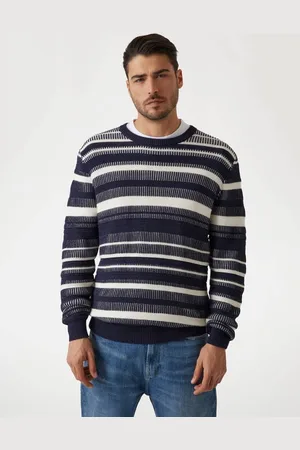 Guess M Sweter W Paski Fason Regular