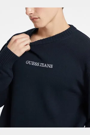 Guess M Sweter Z Haftowanym Logo