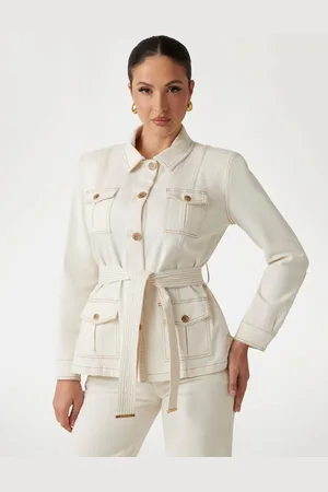 Guess GUESS W Denimowa Kurtka Safari Marciano Ze Stretchem
