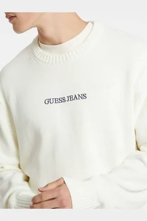 Guess M Sweter Z Haftowanym Logo