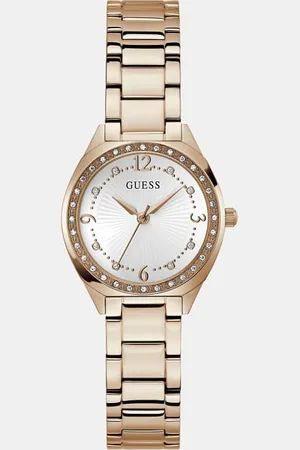 Guess W Analogowy Zegarek Z Kryształkami