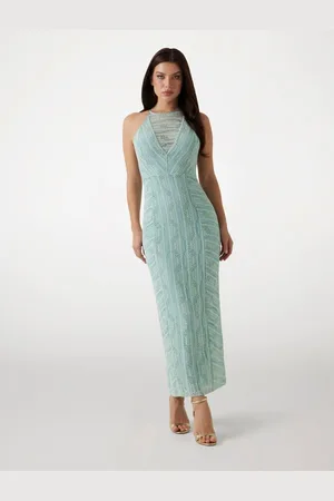 Guess W Długa Sukienka Fason Bodycon