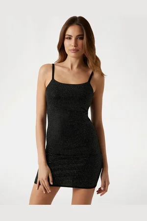 Guess W Swetrowa Mini Sukienka