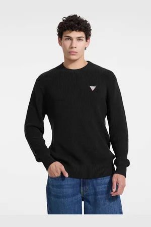 Guess M Sweter Z Małym Trójkątnym Logo