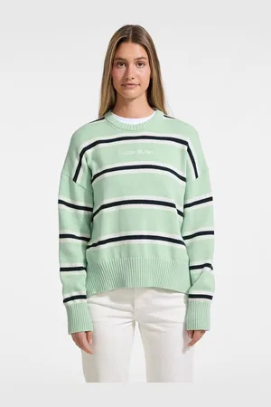 Guess W Sweter Z Logo W Paski