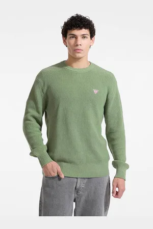 Guess M Sweter Z Małym Trójkątnym Logo