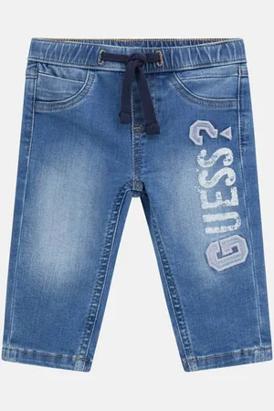 Guess GUESS B Jeansy Z Printem Logo