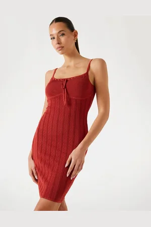 Guess W Swetrowa Mini Sukienka Fason Bodycon